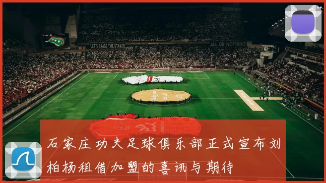 石家庄功夫足球俱乐部正式宣布刘柏杨租借加盟的喜讯与期待